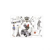 Set de table 30 x 45 cm - france panorama - torchons & bouchons Winkler