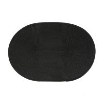 Set de Table 'Ovale' 30x45cm Noir