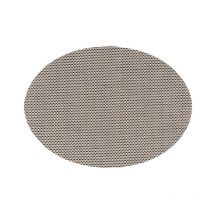 Set de Table Ovale "Maoli" 35x48cm Noir & Naturel