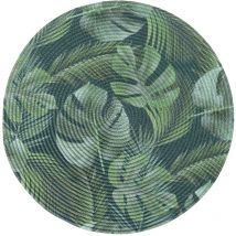 Set de table rond Feuilles tropicales