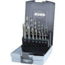 245048RO Set de tarauds pour machine 14 pièces métrique din 371, din 376 hss 1 set - Ruko