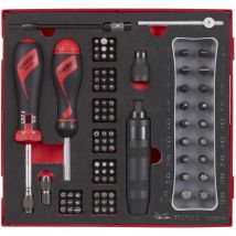 Tengtools - Set de tournevis dynamométriques Foam2 tray hex- ph- Plat- tx- rob- tpx- pz 95 pièces Teng Tools TEDSD14