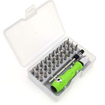 Set de Tournevis Tournevis Aimanté Coffret Embout Visseuse 32 en 1 Mini Tournevis Précision Kit de Tournevis Outils de Réparation Portable pour