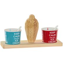 Dekodonia S3012411 Set of Cups, Pine Earthenware, 5 pieces, 50 kg