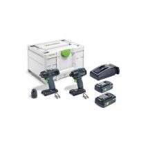 Festool - Jeu de tournevis sans balais 18 v tid 18 hpc 4.0 I-Set T18