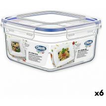 Set deof lunch boxes DEM airtight 3 pcs 500 ml 18 x 18 x 10 cm (6 pièces)