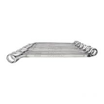Set di chiavi ad anello doppie, 8 pezzi, profondità 6-22 mm, curve promat