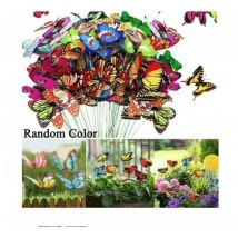 Set Di 100 Picchetti Per Farfalle Da Giardino, Per La Decorazione Del Giardino