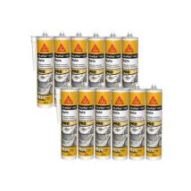Set di 12 adesivi per auto Sika Sika flex 149 - Bianco - 300 ml - Blanc