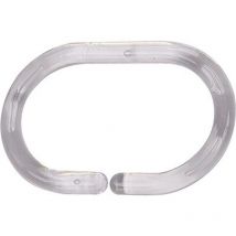 Set di 12 anelli doccia ps - trasparenti - Tendance