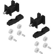 Set di 2 carrelli di ristrutturazione a doppio rullo LA CROISEE DS per sistemi scorrevoli in alluminio - 4535
