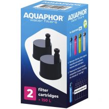 Aquaphor - Cartuccia filtrante City pacco da 2 i Filtro a carbone attivo i Per tutte le borracce filtranti city i Filtra mentre bevi i Riduce il