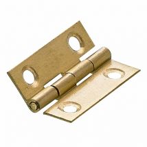 Set di 2 cerniere universali in ottone per mobili, L.38 x P.25 mm Hettich