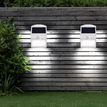 Set di 2 faretti a parete a led Solar House Door Motion Detector Down Faretti da giardino Lampade da esterno