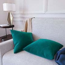 Set di 2 Federe Per Cuscini In Velluto Morbido e Resistente Copricuscini Per Divano Poltrona Soggiorno Arredo Arredamento Casa Design Moderno