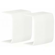 Set di 2 giunti bianchi per modanatura, h. 2,6 x P.1,5 cm Tehalit
