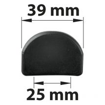 Set 2 salvabattuta in plastica laminata H.35 x L.40 x P.6 mm Afbat