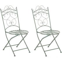 Set di 2 sedie Indra verde antico