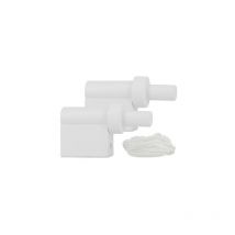 Set di 2 supporti in legno e drizze Mobois Set Boreal - bianco - 1024199 - Blanc