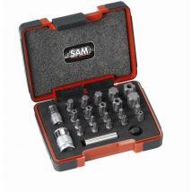 Set di 23 punte sam torx plus e adattatori - EMB23CX