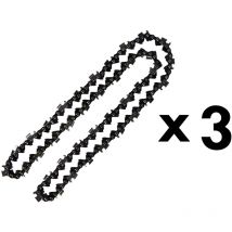 Set di 3 catene 76 maglie per motosega