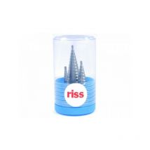 Set di 3 frese a gradini Riss in acciaio hss M2 3222V - C003Q3090