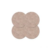 Set di 4 feltri adesivi in lana Scotch diam. 50mm, beige Scotch