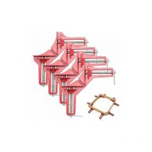 Aiperq - Set di 4 morsetti ad angolo retto da 90 gradi, morsetti angolari in legno regolabili per cornici multiple, carpenteria, saldatura.