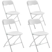 Set di 4 sedie pieghevoli