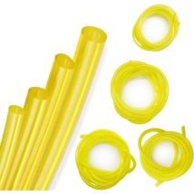 SNQ - Set di 4 tubi del carburante da 1,5 metri (diametro 3 x 6 mm, 3 x 5 mm, 2,5 x 5 mm, 2 x 3,5 mm) per decespugliatore motosega, tubo flessibile