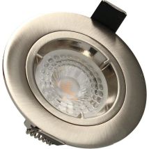 Set di 5 faretti da incasso saphyr GU10 in acciaio 5W 380lm Warm White Arlux Lighting
