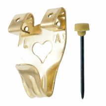 Set di 5 ganci e ferri pesanti per schemi Le Crochet Francais L.34 x l.23 mm le crochet français