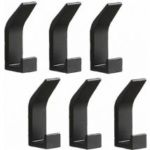 Set di 6 ganci appendiabiti da parete porta asciugamani ganci per porta senza foratura ganci appendiabiti in alluminio autoadesivi appendiabiti da