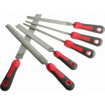 Set di 6 lime con manici in bi-materiale Sam Outillage LPJ-1