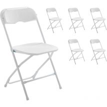 Set di 6 sedie pieghevoli