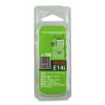 Set di 768 graffe piatte Fischer Darex E14i Fischer Darex