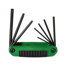 Set di 8 chiavi torx, T8 - T10 - T15 - T20 - T25 - T27 - T30 - T40