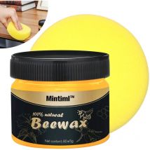 Insma - Set de 8 Pasta Cera Barniz Cera de abeja natural Condimento de madera para muebles y objetos 80g