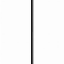 Set di aste in alluminio (2X1250 mm) La Croisee Ds Nero RAL9005 B3 - DS7231-013