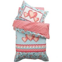 Set di biancheria da letto per bambini Cuori