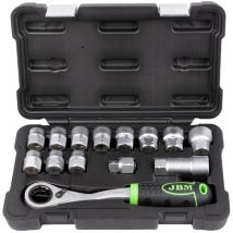 Set di bussole con attacco da 1/2 - 13 a 27 mm