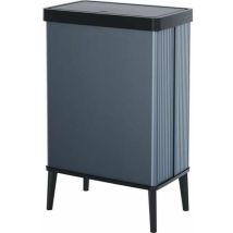 Curver – Secchio della spazzatura automatico Azzurro in Plastica – Capacità 54 L, Forma Rettangolare