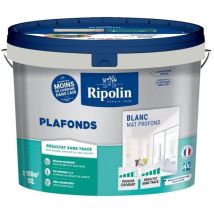 Ripolin – Vernice Bianca Opaca 10L – Pittura di alta qualità per soffitti – Finitura elegante e moderna