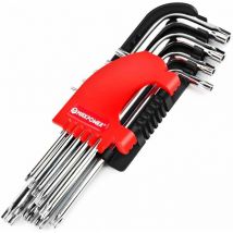 Set di Chiavi Torx, maxpower 9 Pezzi Chiavi Allen Set Chiavi a Brugola Chiavi Esagonali Chiave Allen Per Auto, Bici, Mobili, Elettrodomestici,