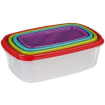 4 scatole di plastica colors - 5five