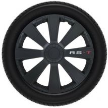 Autostyle - Set di copricerchi - 14 pollici - rs-t Nero