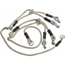 KBT - Set di corde per altalena orizzontale su pneumatici