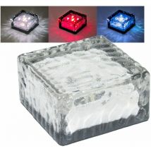 Set di illuminazione esterna lampade way IP44 3 cubetti di ghiaccio luci solari vetro led illumina