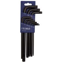 Set di matracci con 9 chiavi toggle t10-t50 torx t10-t50 458-9-h Irimo brunite