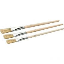 Set di pennelli a smalto, 3 pezzi, peli chiari G10/12/14FSC